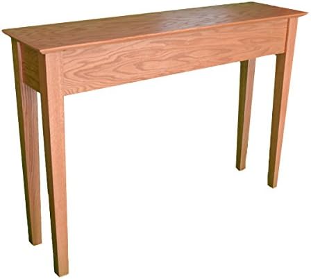 Secret Compartment Sofa/Entry Table (Diversion Safe), Type 1 Shaker Style (Autumn Stain)