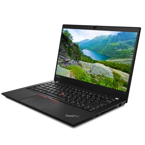 Image of (Refurbished) Lenovo ThinkPad T495, Ryzen 5 Pro-3500U, 8GB DDR4 RAM, 256GB SSD, (Win 11, MS Office, Black, 1.54kg) 14 inch (35.6cm) HD, AMD Radeon Vega, HD Camera, Thin & Light Laptop
