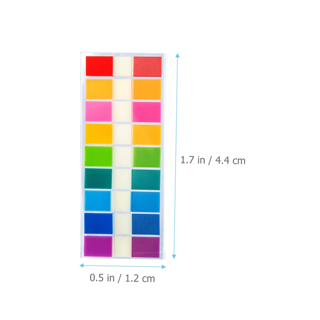 ABOOFAN 3600pezzi Segnapagina Adesivi Colorati Fluorescenti Per Indici e Annotazioni Libri Diari e Planner Facile Da Rimuovere e Riposizionare Materiale Sicuro e Pratico