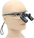 MYUYEE Zahnärztliche Lupenbrille, Chirurgische Vergrößerungslupe 4X, Sportrahmen-Kopfband, Binokulare Lupenbrille Für Zahnärztliche Hirnchirurgie, Gefäßanast