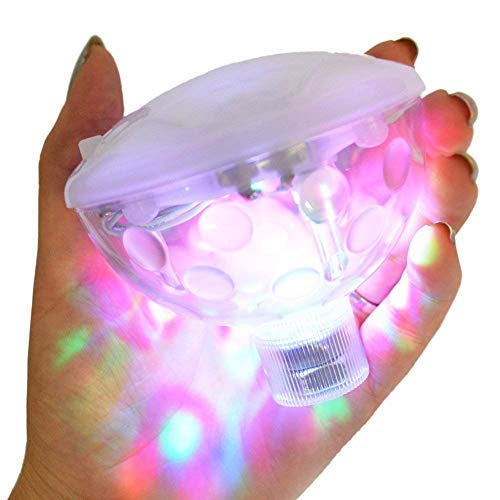 Price comparison product image Moireouce RGB Glow Light Underwater LED Disco Aquarium Glow Light Waterproof in tub Pond Pool Spa Hot Tub Bathtub Floating Lamp with 5 Pattern Modes