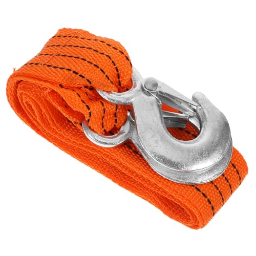PRETYZOOM Tow Strap with Hooks Heavy Duty Pull Rope for Towing Trucks Cars and Boats Capacity Lightweight and Portable for Roadside Assistance