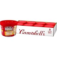 Campbell's Chunky Soup, Creamy Chicken and Dumplings Soup, 15.25 oz Microwavable Bowl (Case of 8)