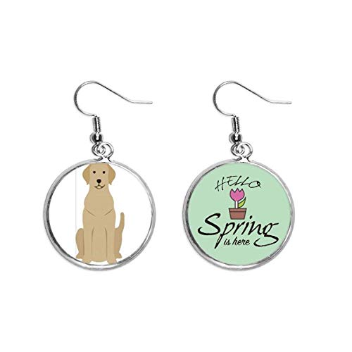 Pendientes de primavera con colgante de mascota decorativo para amantes de animales