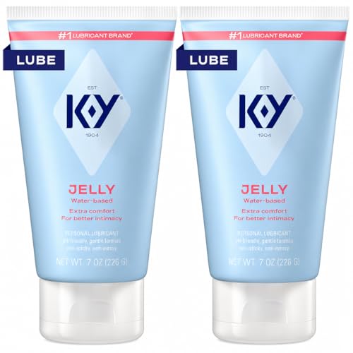 K-Y Jelly Classic Water-Based Personal Lubricant, Water Based Lube Helps Relieve Discomfort, 7 FL OZ...