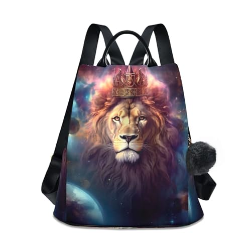 Sac à dos pour femme Lion Galaxy aux finitions soignées et durables