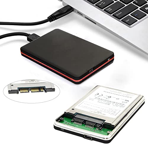 Caja externa USB2.0 para disco Micro SATA 1.8" miniatura 6