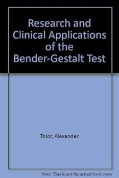 Hardcover Research and Clinical Applications of the Bender-Gestalt Test Book
