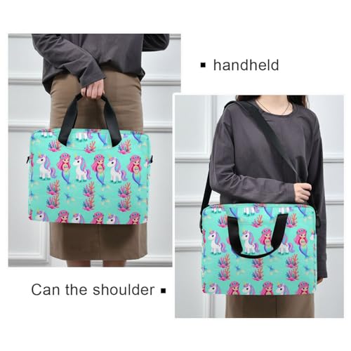 Laptop zipper case portable crossbody messenger 15.6" miniatura 2