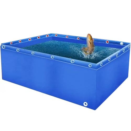 Bassin à poissons en toile PVC avec citerne à ossature en acier