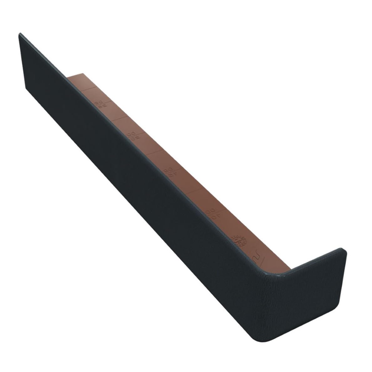 300mm Anthracite Grey Fascia Corner Woodgrain