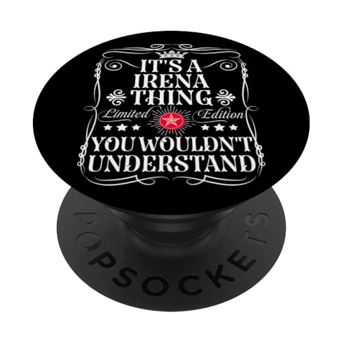 Irena nombra que es una cosa de Irena que no entenderías PopSockets PopGrip Adhesivo