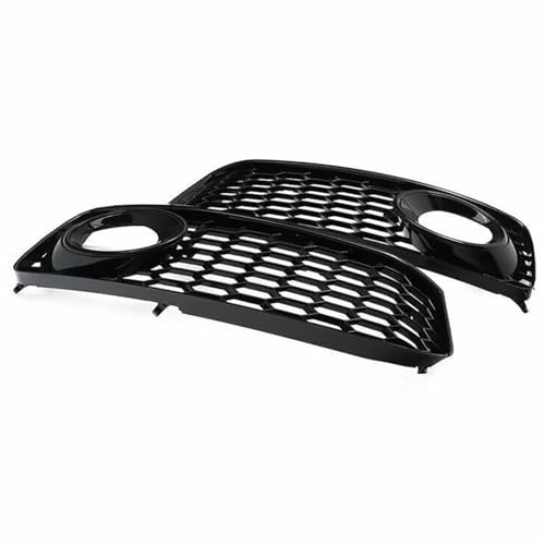 Cubierta de parachoques S5 B8 2011 con rejilla hexagonal: luz antiniebla siempre protegida 3