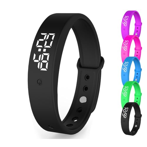 LexTex Reloj Despertador Vibratorio Fitsleeps, Pulsera con Alarma Vibratoria,...