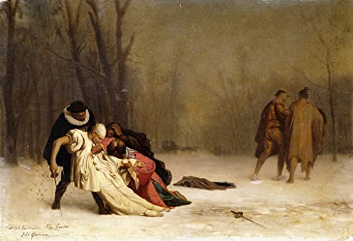 Posters et art pour décoration chambre tableau le duel impression 60x90cm