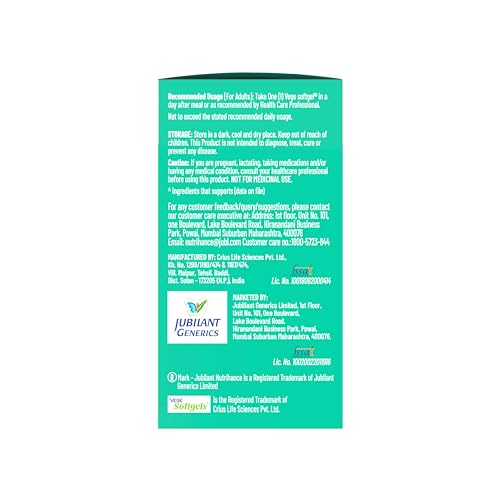 Jubilant Nutrihance Multiomega Vegan Omega Softgel (60) - Image 7