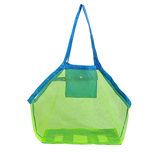 SAFIGLE Bolsa De Praia De Malha Grande Bolsas Organizadoras De Malha Organizador De Bolsas De Areia