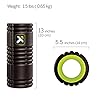TriggerPoint GRID Foam Roller – Schiuma a densità multipla, compressione ferma per recupero muscolare, massaggio pre/post allenamento, nucleo cavo, fidato dai professionisti, Nero #1