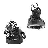 Wakeman LED Lantern, 2 in 1 Battery Powered Fan and Lantern Outdoors (Portable Fan)