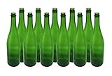 Home Brew Ohio 750ml Green Champagne Bottle Case of 12