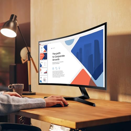 undefined SAMSUNG 24" Essential S3 (S36GD) Series FHD 1800R Curved Computer Monitor, 100Hz, Game Mode, Advanced Eye Comfort, HDMI and D-sub Ports, LS24D366GANXZA の商品画像 14