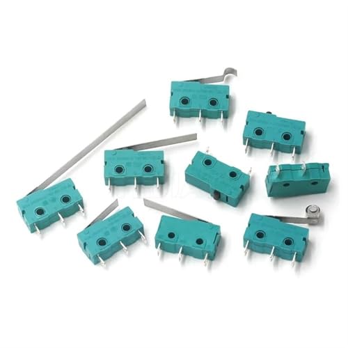 Interruptor de contacto KW12 de 2 pines y 5A 250V para limite de carrera plateado