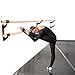 Athletic Bar Double Bar Fixed Height Wall Mount Ballet Barre System Traditional Wood, 8 FT Long, 2.0