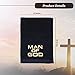 Swanson Christian Products Hand Towel Man of God Towel w/Gold Embroidery Pastor Appreciation Gift Fathers Day Present Face Towel Sweat Towels for Gym Absorbent Cotton BLACK