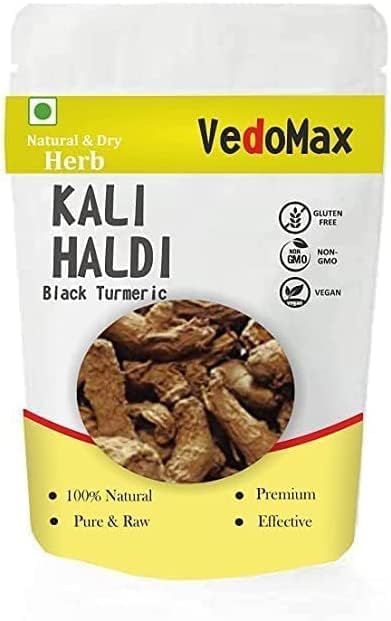 SENTA VedoMax Black Turmeric | Kali Haldi | Narkachur | NAR Kachur - Narkchaur - Curcuma Zerumbet - Zedoary Root Pure & Natural - 200 gm