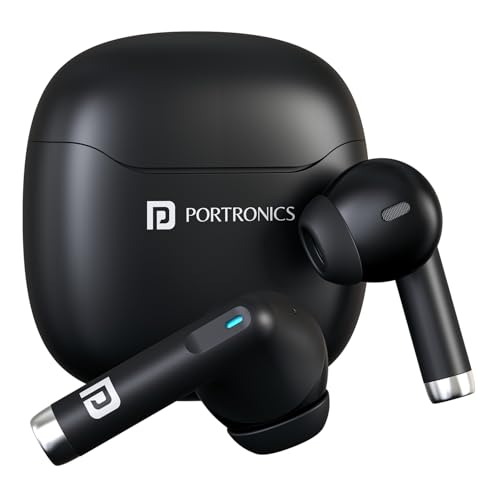 Portronics Twins S18 Pro Black TWS Earbuds - Image 2