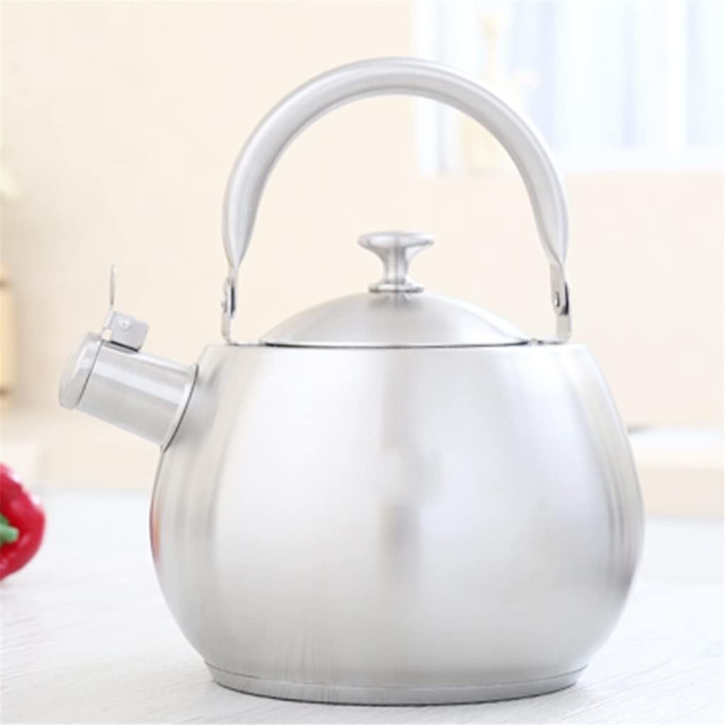 Thickened Steel Large Kettle Old-Fashioned Gas Kettle Induction Whistle Tea Stove Teapot Boiling Water Color : A, Size A