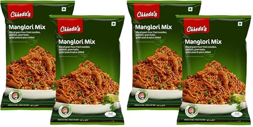Image of Chheda's - Manglori Mix - Snack of Manglore - Besan Sev - 300 Gm Pack of 4