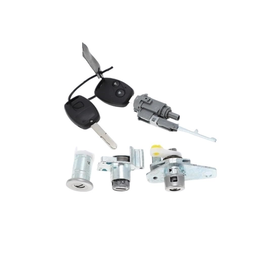 Ignition Barrel 06351TE0A11 Compatible with Civic 2006-2011 Car Ignition Lock Cylinder and Door Lock Set