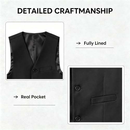 Image of Kids Vest for Boys Formal Suit Vests
