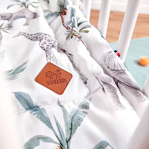 Couverture Plaid réversible Safari pour envelopper bébé de douceur - 3