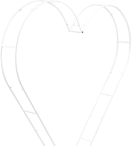Miniatura 9 de Arco de boda moderno en forma de corazón de metal para arco de boda con marco de globo, marco de globos, estante de exhibición de bodas, eventos,