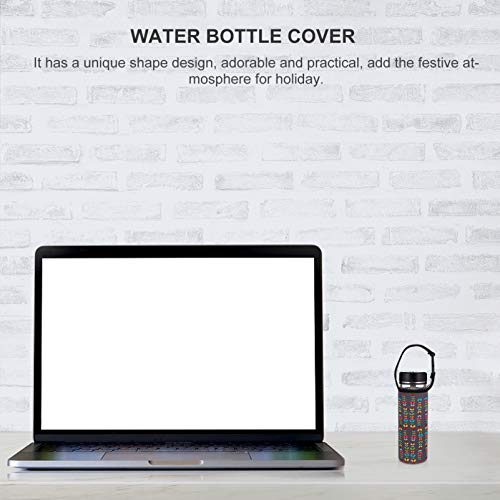 Hemoton 2 peças de pano de vidro para garrafa de água e garrafa de água com isolamento térmico para