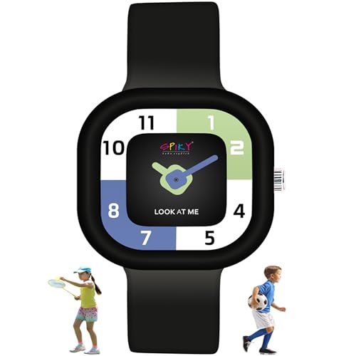 Image of SPIKY Analog Watch for Kids | Water Resistant, Scratch Proof & Lightweight | Durable Silicone Strap | Unisex Best Birthday Gift | Analogue Wrist Watches for Girls & Boys | Age 2-14 yrs