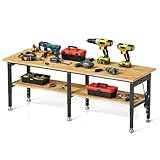 FIXCHIGO 96 inch Adjustable Work Bench