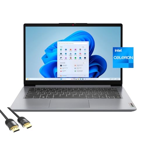 PC Portable 14" Lenovo Ideapad 1 Léger avec Charge Rapide pour Télétravail Facile