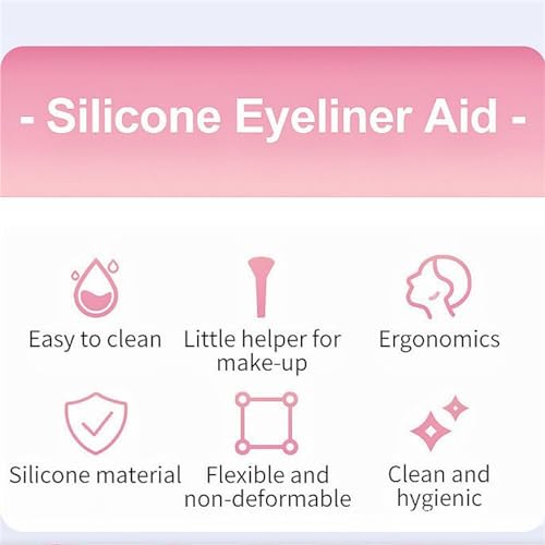 Máscara protectora ojos maquillaje 3 en 1 silicona púrpura miniatura 2