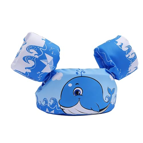 Chaleco salvavidas para niños - Chaqueta de piscina ajustable con brazos - Chaqueta de baño para niños, lago, río, parque acuático, al aire libre, vacaciones, niñas, tiempo de baño