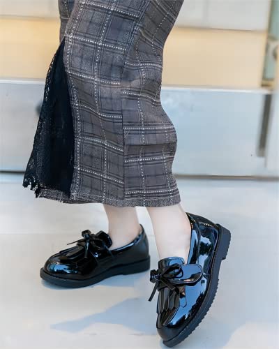 Kkdom Girl'S Classic Tassel School Uniform Shoes British Style Oxford Shoes Little Kid 13 thumb #2