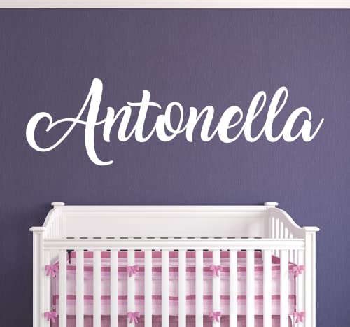 Vinilo decorativo personalizado para pared niña miniatura 2