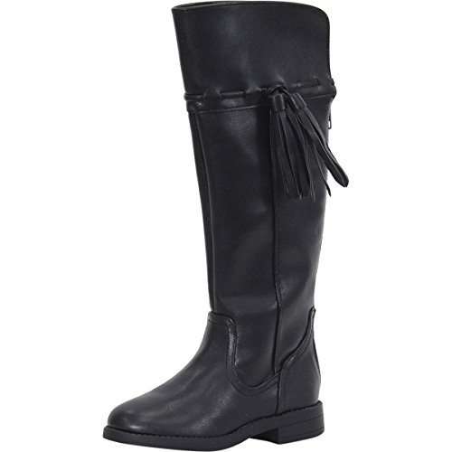 Sugar Little Girl's Cannoli Black Over-The-Knee Boots Shoes Sz: 11