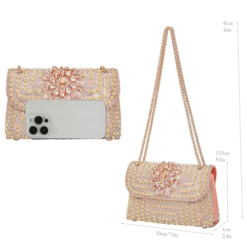 Image of Women's Evening Handbags Rhinestone Purse Crystal Evening Clutch for Women Formal