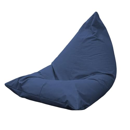 UGEFKMQ Fauteuil Pouf Poire Pouf Extérieur Imperméable Géant Rand Pouf Jeu Coussin Jeu Utilisation en Extérieur Résistant Aux Intempéries Flottant pour Piscine (sans Remplissage),Bleu,140 Cm * 110 Cm