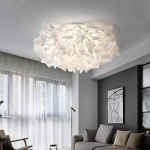 Plafonnier LED blanc HAZARA pour illuminer le salon et la chambre à coucher