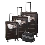 Gewichtsklasse: Die Gepäck-Serie „KITE“ ist aus Diamond Ripstop Polyester gefertigt. Das Material macht die Trolleys, Reise- und Bordtaschen widerstandsfähig und extrem leicht. Ob Urlaub, Business oder Sport – auf die Leichtgewichte ist stets Verlass.
