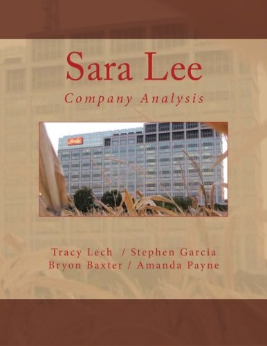 Sara Lee Company Analysis